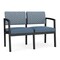 Lesro Lenox 2 Seat Tandem Seating W/ No Center Arm, 43.5 in W 24.5 in L 32 in H LS2101 - alternate 1